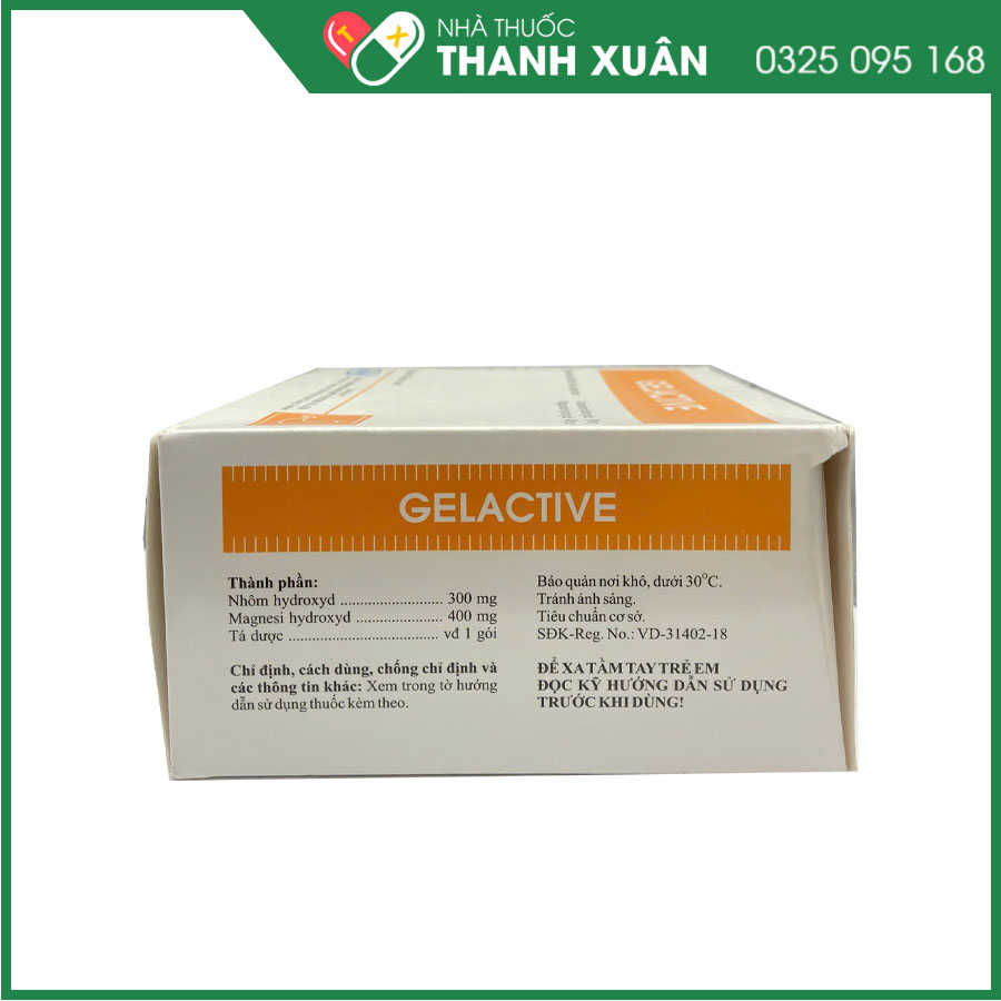 Gelactive làm dịu các triệu chứng trong rối loạn tiêu hóa